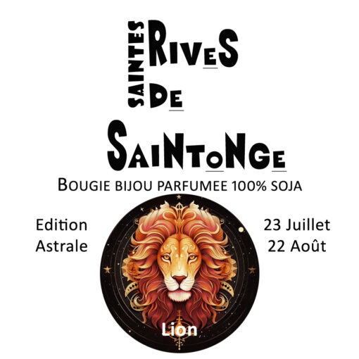 bougie astrale bijou lion